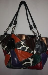 Bueno Giraffe Patch Bag Sz M